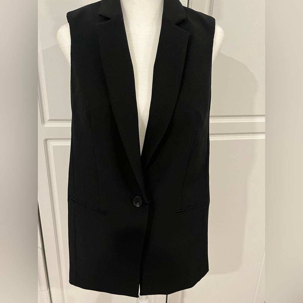 Express Black Supersoft Twill Vest: Size XS, NWT